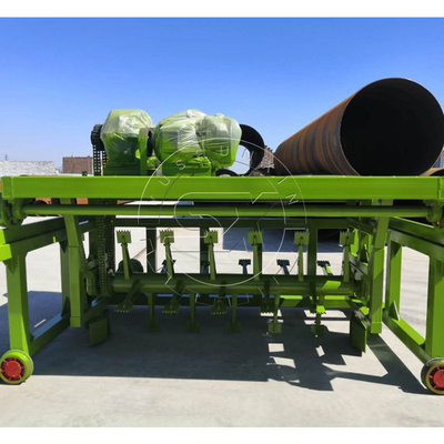 Machine voor het draaien van meststof en compost