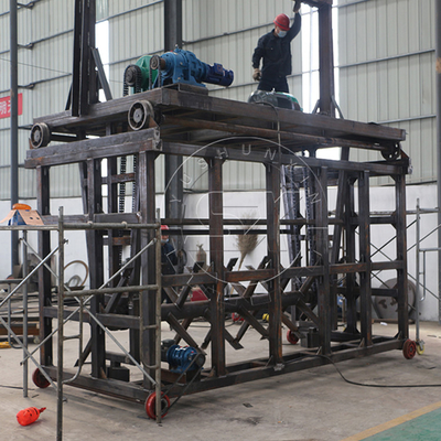 Machine voor het draaien van dierlijke mestcompost voor de automatische productie van landbouwmest