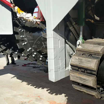 2500 kg professionele fermentatie kippenmest automatische compost Turner meststof blender machine