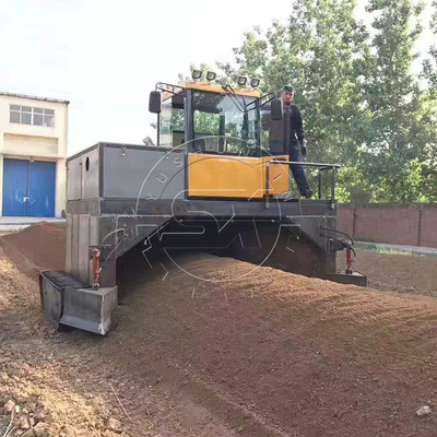 Verander dierlijke mest in biologische meststof met een compostverwerker met een werkbreedte van 2400 mm