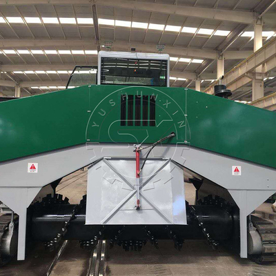 Geavanceerde automatische compost-turner-mestmengmachine met een capaciteit van 10 ton per dag