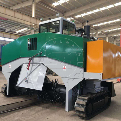 Geavanceerde automatische compost-turner-mestmengmachine met een capaciteit van 10 ton per dag