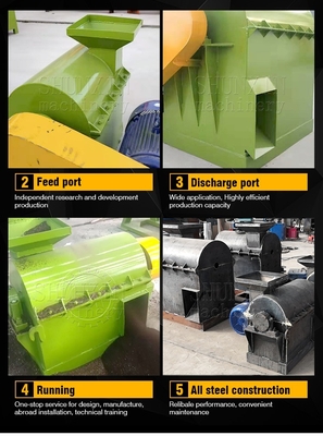 FERTILISATOREN Technologie Semi-wette materialenbreker voor de landbouw kippenmest en rijst stro