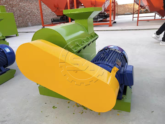 FERTILISATOREN Technologie Semi-wette materialenbreker voor de landbouw kippenmest en rijst stro