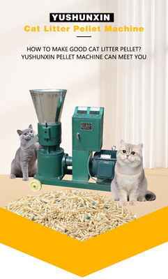Voederpelletmachine YSX 2 ton per uur Flat Die Granulator voor meststofgranulatie