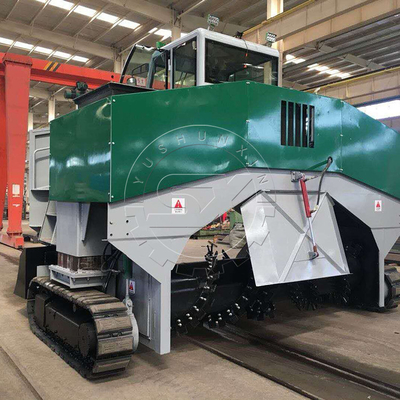 Compost Turner Mixing Machine Crawler Wandelende organische meststof Compost Turning Machine