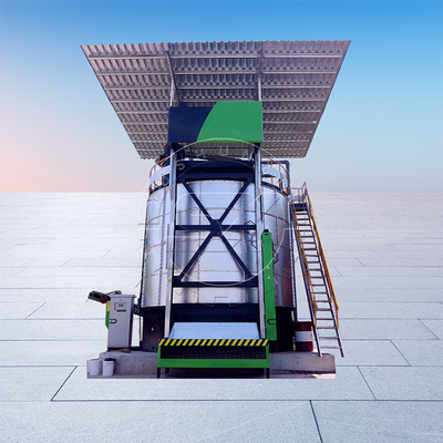 2400*2400*6900 mm gesloten composterreactor De sleutel tot een succesvol afvalbeheer