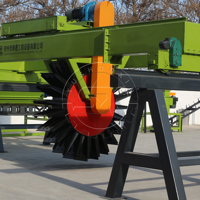YSX mestfermentatie organische meststof apparatuur wiel type compost Turner