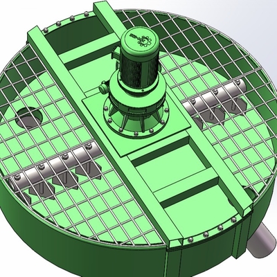 380V spanningsmixer blender voor staande ronde schijf cement verpulverde steenkoolopslag tank