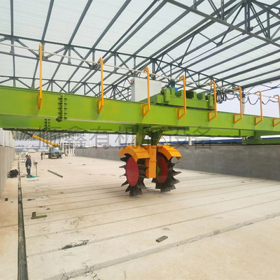 Biologische meststof laag energieverbruik Wieltype Compost Turner voor landbouwbedrijven 10000 KG
