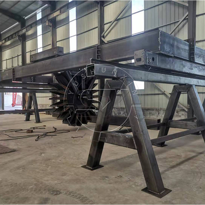Professionele wieltype Compost Turner Automatisch voor organisch afval en dierlijke mest