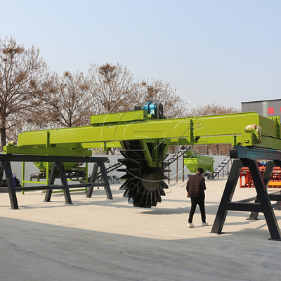 Professionele wieltype Compost Turner Automatisch voor organisch afval en dierlijke mest