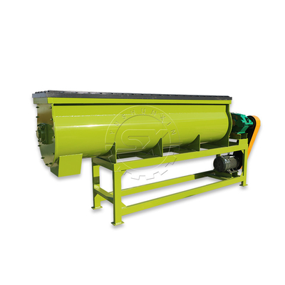 1 ton per partij poedermestmengmachine voor het productieproces van meststoffen