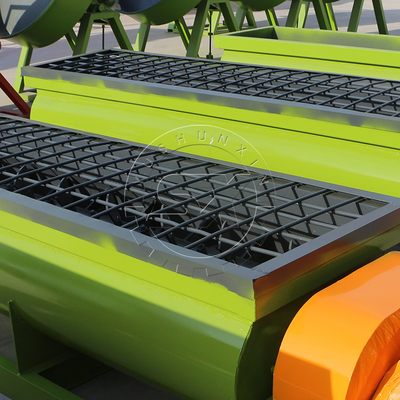 5 tot 10 ton/uur capaciteit Double Shaft Horizontal Mixer Perfect voor mestproductie 2024