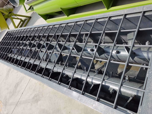 Continu-productie dubbelschachtmixer met gelijkmatig mengen en automatisch ontladen