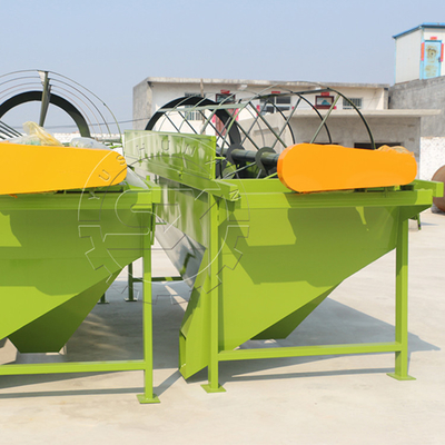 Organische meststof compost zeefmachine met roterende pomp theorie en aangepaste kleur