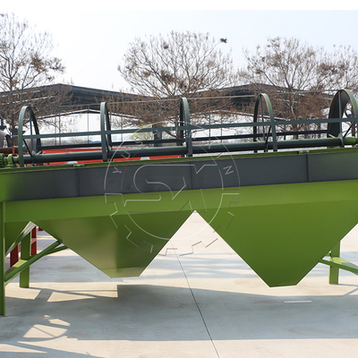 Composttrommel Vibrating Screen Drum Screen Machine met slagreinigingsapparaat
