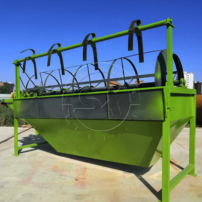 Scheidingsmest roterende trommel/sand screening machine met afmetingen 3*1,3*2m