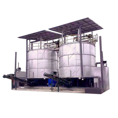 Biologische meststof fermentatiepot met hoge compostcapaciteit Turner mengfunctie