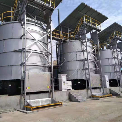 Biologische meststof fermentatiepot met hoge compostcapaciteit Turner mengfunctie