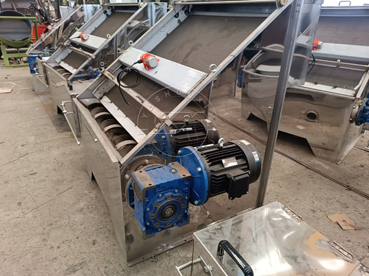 7kw-afwatering van slibmachine voor koeienmesthydro-extractor en verwerking van biogas-slib