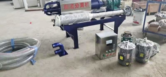Machines voor het versnipperen en ontwateren van natte vaste afvalstoffen met een hoge capaciteit voor de productie van meststoffen