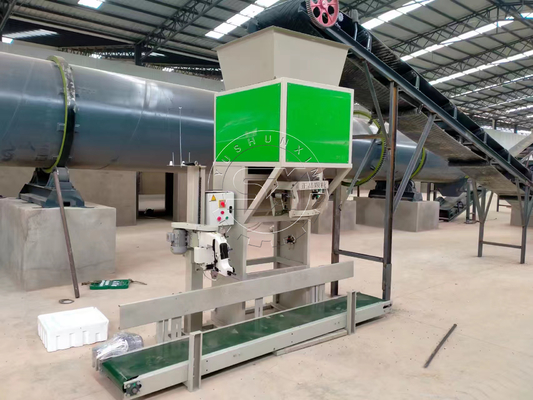 Automatische verpakkingsmachine voor het integreren van dierlijke afvalpellets