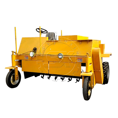 30 pk organisch afval recyclen compost draaimachine bediend en bestuurd door één persoon
