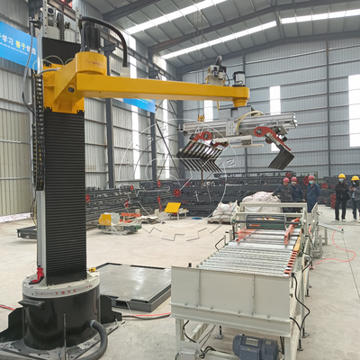380v Spanning Roestvrij staal Materiaal Kolom Palletizing Robot Arm Type Palletizer