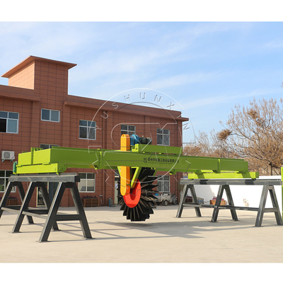Wieltype Compost Turner Werkwijdte 3-30m Compostmestdrager draaiapparatuur