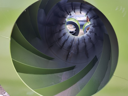 Hoogwaardige houtzaagstofdroger voor biomassa met een voedingstemperatuur van ≥ 300 °C