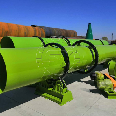 Drosser voor koeienmest 1-20 t/h Roterende droger voor meststoffen in de energie-mijnbouw