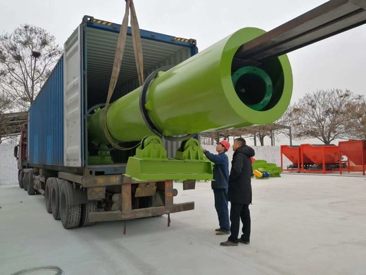 Drosser voor koeienmest 1-20 t/h Roterende droger voor meststoffen in de energie-mijnbouw