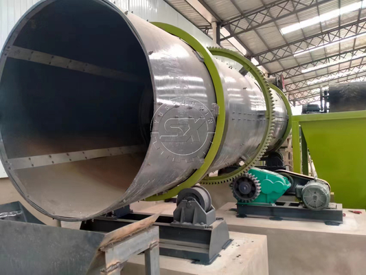 1-8 ton/uur capaciteit MSW granulaatproductieapparatuur voor de productie van organische meststoffen