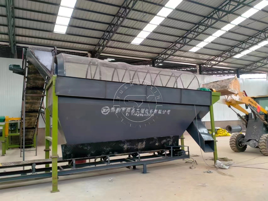 1-8 ton/uur capaciteit MSW granulaatproductieapparatuur voor de productie van organische meststoffen
