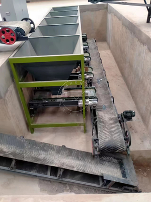 Productielijn voor compost van organisch afval met bolvormige korrels