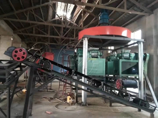 De granulatie-machine voor meststoffen met platte korrels met 1-2 kg/h uitgang van T-H-druk