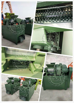 Compacte dubbelrollergranulator voor organische meststoffen