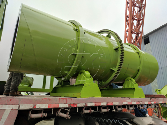 1-6 ton/uur capaciteit Urea-meststof granule coating machine voor een soepele en gemakkelijke werking