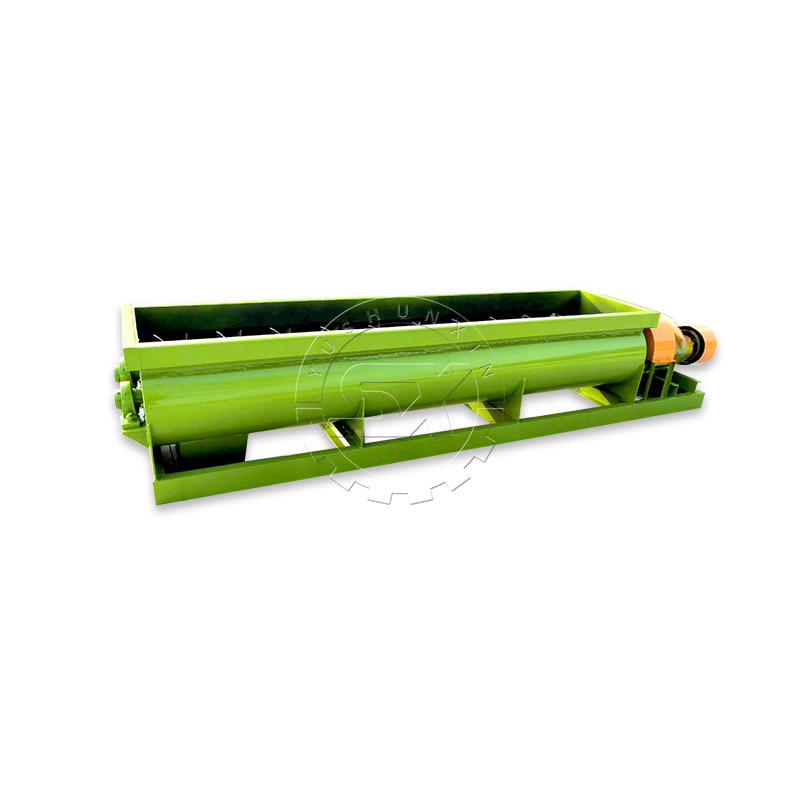 5 tot 10 ton/uur capaciteit Double Shaft Horizontal Mixer Perfect voor mestproductie 2024