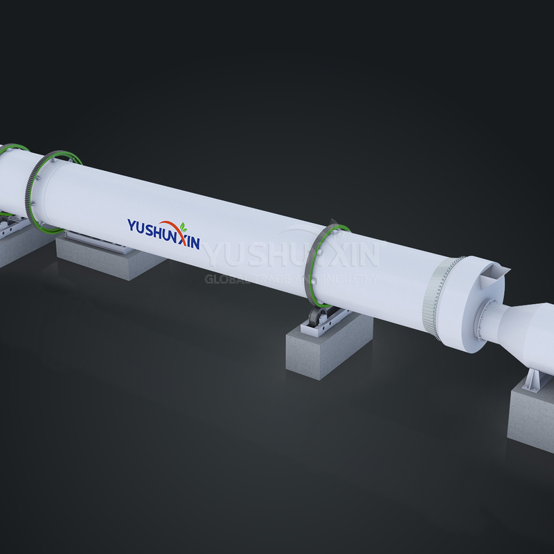Roterende droogmachine voor het drogen van zaagsel uit biomassa, afhankelijk van de productiecapaciteit