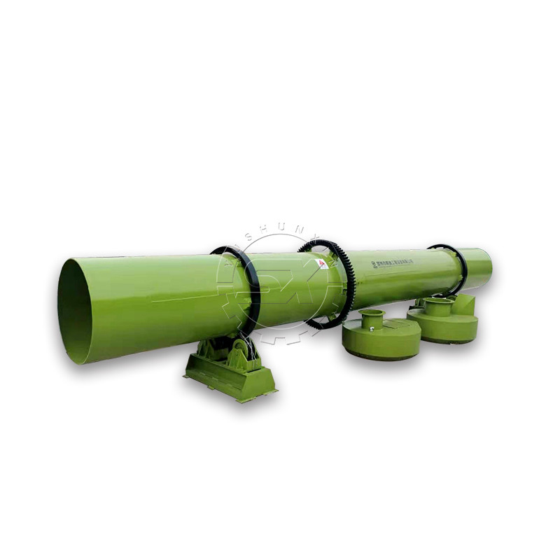 YSX 10TPH Biomassa roterende droogmachine voor meststoffen Droog binnen 380V/220V Spanning