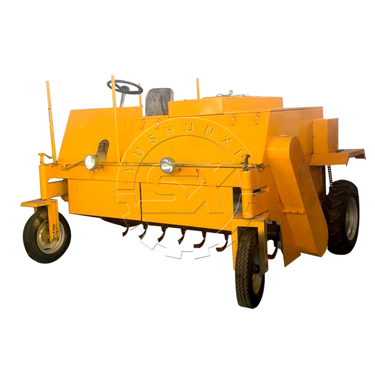 YSX Compost Turner Machine voor snel composteren Werkingssnelheid 7,5-8 m/min 400-500 m3/h