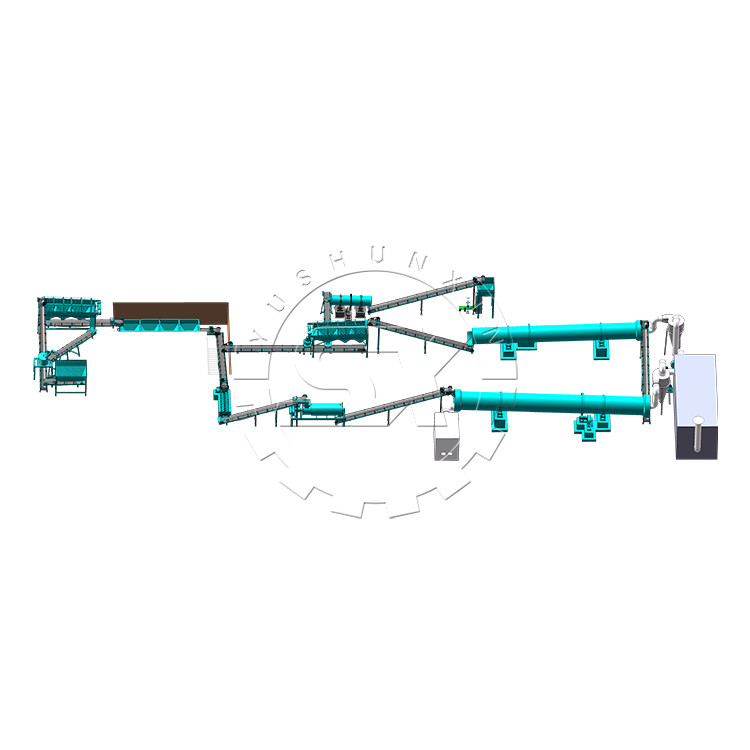 NPK Chemische ureummeststoffen productielijn Granulaten maken machine voor meststoffen