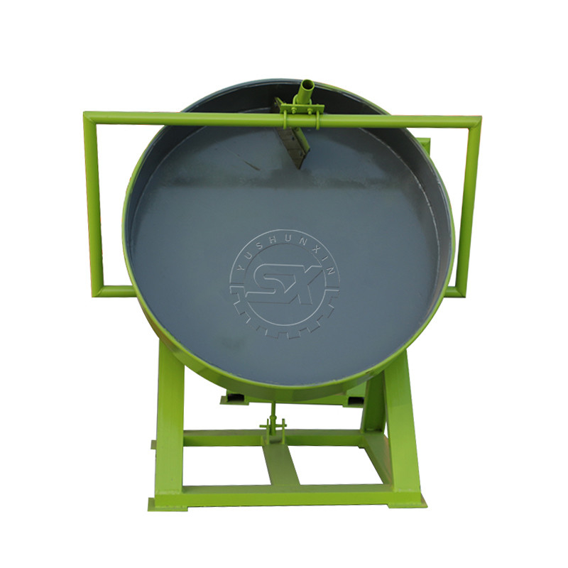 Discgranulator voor het maken van mestkorrels uit dierlijke mest 1000 kg/h Output